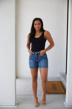 Rory High Rise Denim Shorts