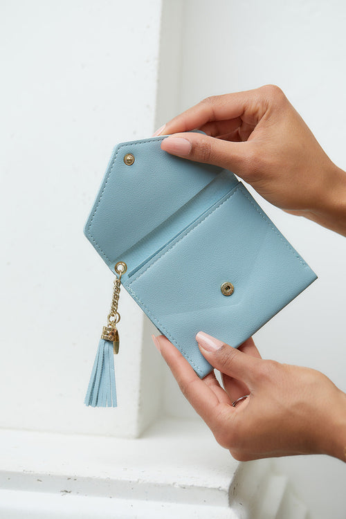 Love Letter Wallet in Powder Blue LD23