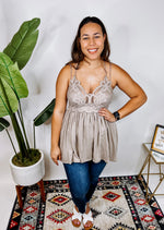 #N361 Crochet Lace Cami (Regular)