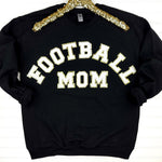 PREORDER: Football Mom Chenille Patch Sweatshirt