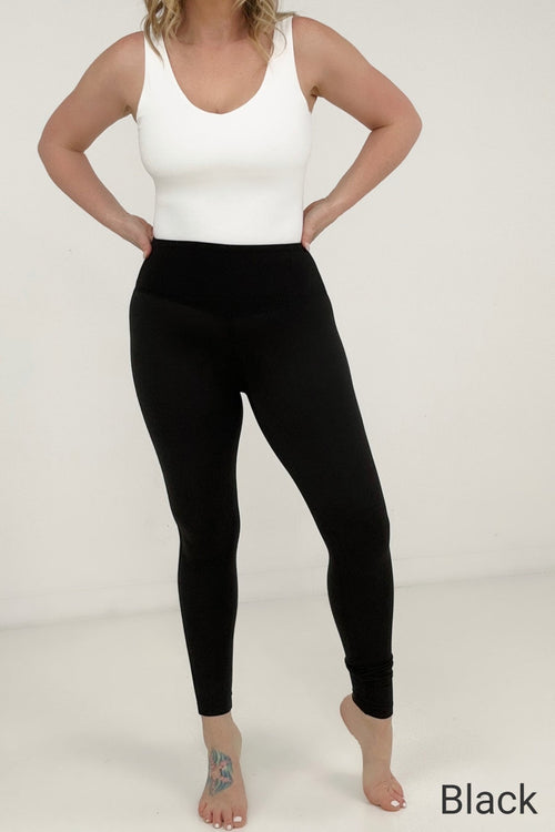 Zenana Brushed Microfiber Full Length Leggings