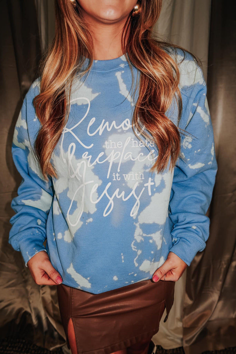 Replace It With Jesus Bomba Sweatshirt SBJAN24