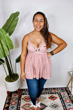 #N361 Crochet Lace Cami (Regular)