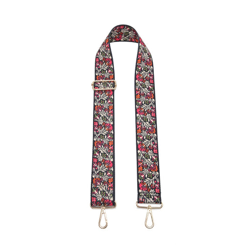 #N370 (NRS) Floral Guitar Strap