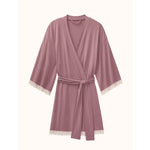 #N444 Delicate Lace Robe