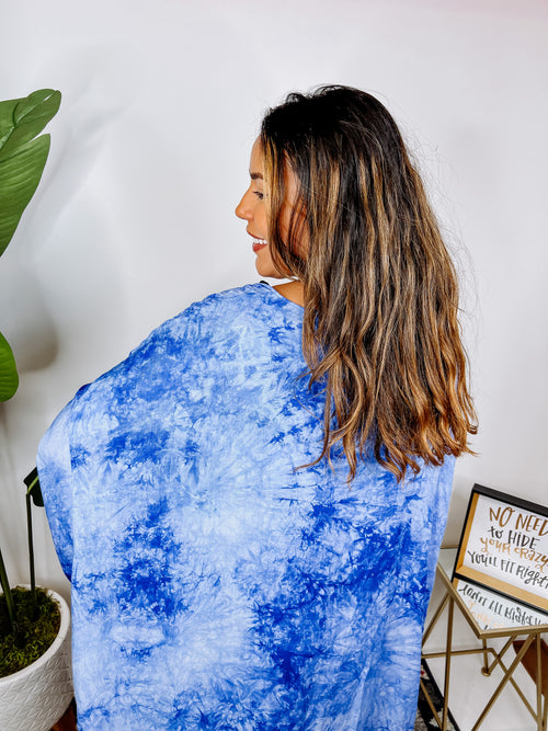 #M477 Feel The Breeze Kimono (Blue)