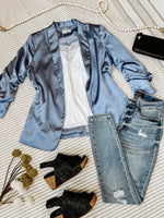 #N359 French Blue Blazer Jacket