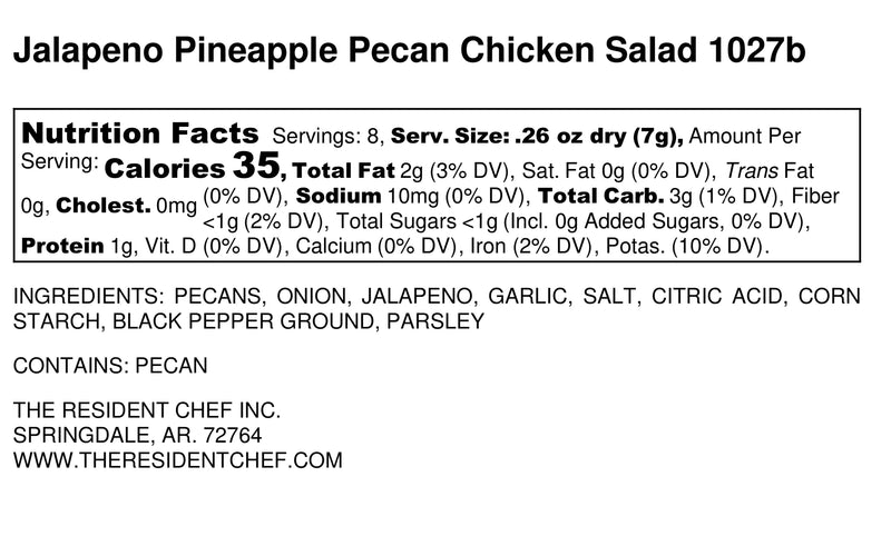 Jalapeno Pineapple Pecan Chicken Salad
