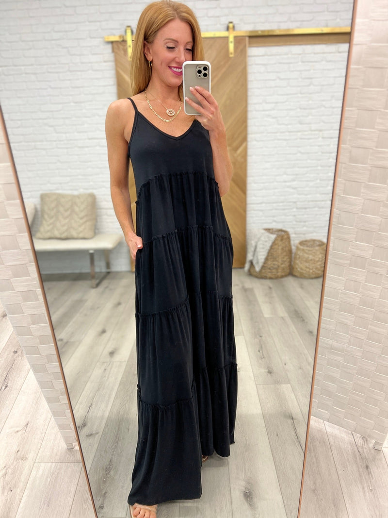 Miya Maxi Dress in Black