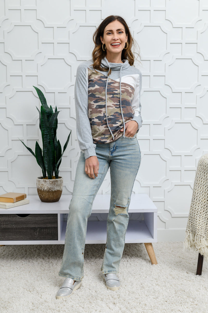 All About Adventure Top in Camo Robots23