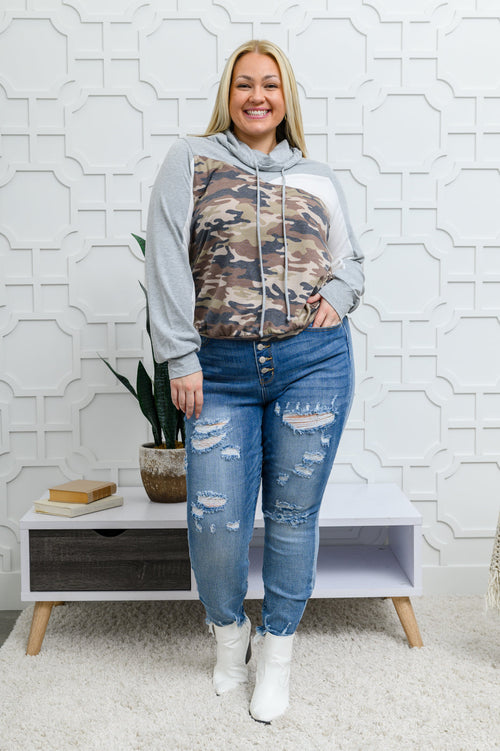 All About Adventure Top in Camo Robots23