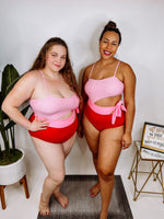#M518 Under The Sun Swimsuit (Pink/Red)