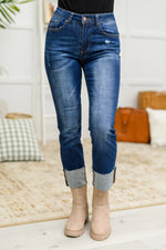 Cambridge Mid Rise Straight Leg Jeans AVE30