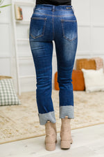 Cambridge Mid Rise Straight Leg Jeans AVE30