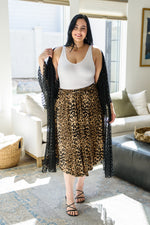 Carefree Animal Print Skirt Winter22