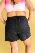 Carried Away French Terry Shorts in Black LD23