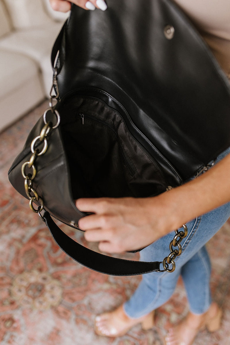 Korean Style Fashionable Pu Leather Chain Shoulder Bag/tote Bag, Lady's  Handbag/work Bag, Crossbody Bag