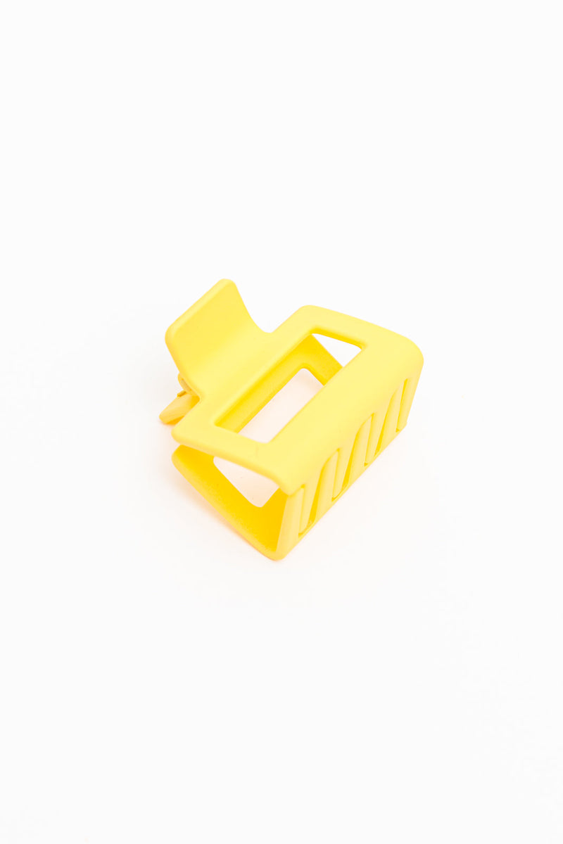 Claw Clip Set of 4 in Lemon LD23