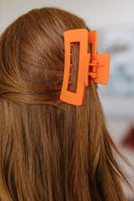 Claw Clip Set of 4 in Orange LD23