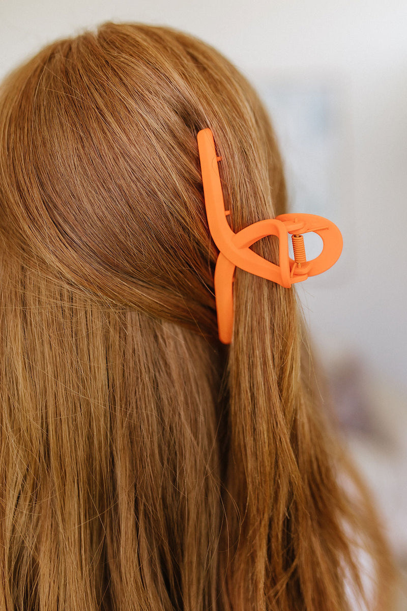 Claw Clip Set of 4 in Orange LD23