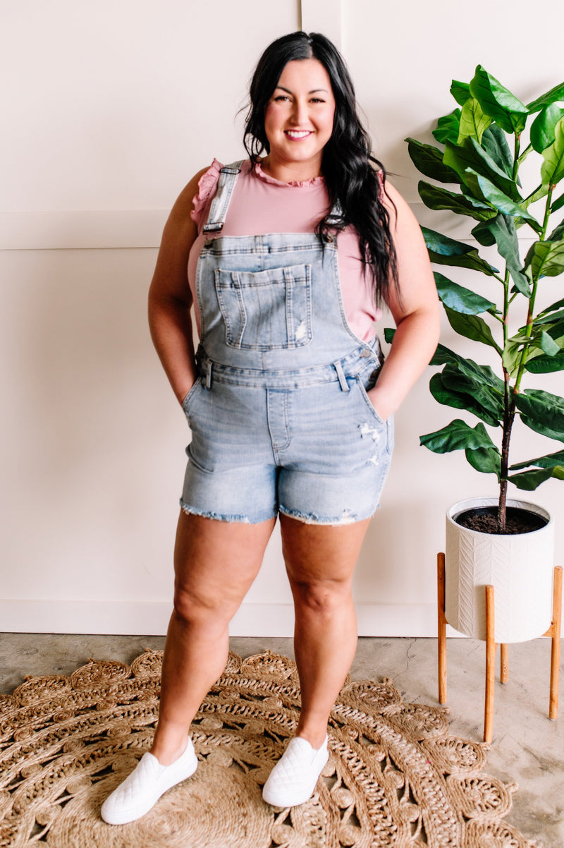 Classic Overall Shorts By Judy Blue
