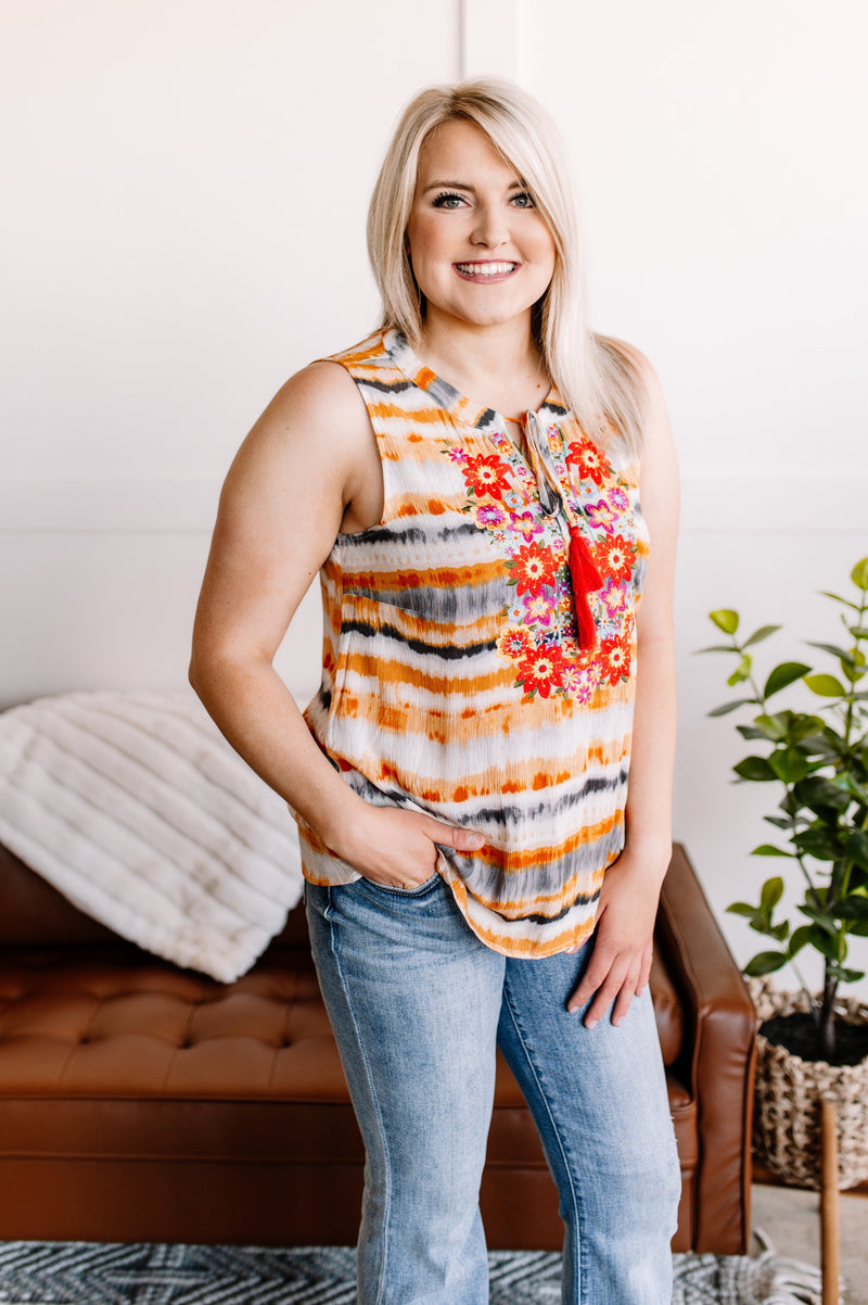 Wild Child Sleeveless Top By Savanna Jane