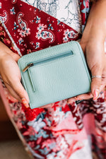 Joy Susan Mini Pixie Wallet In Soft Mint