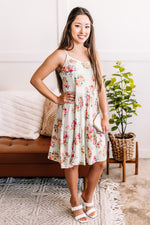 Pretty Little Thing Midi Dress in Sage Florals