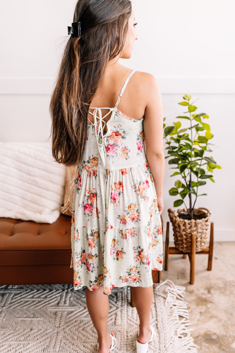 Pretty Little Thing Midi Dress in Sage Florals