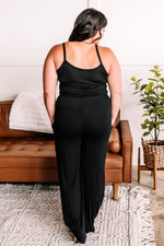 Ladies Night Out Jumpsuit In Black