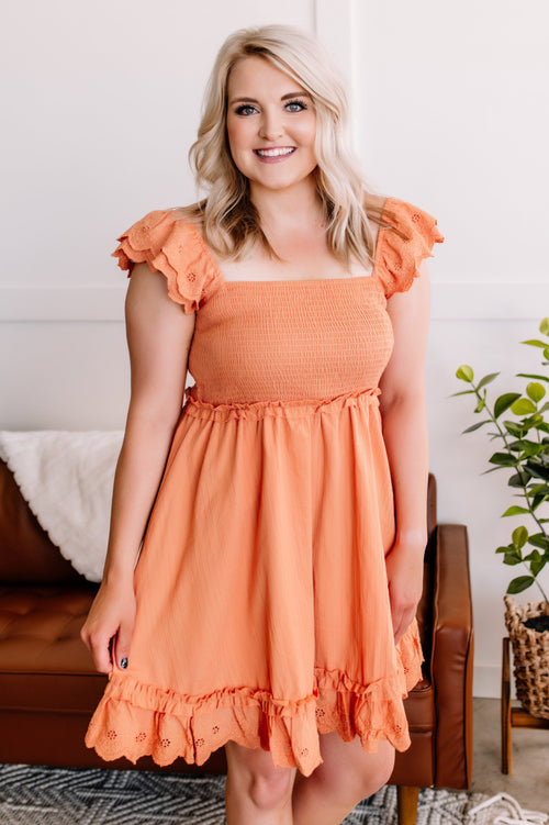 Make A Stitch Eyelet Detail Dress