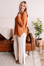 Show You Off Linen Blend Pants In Natural