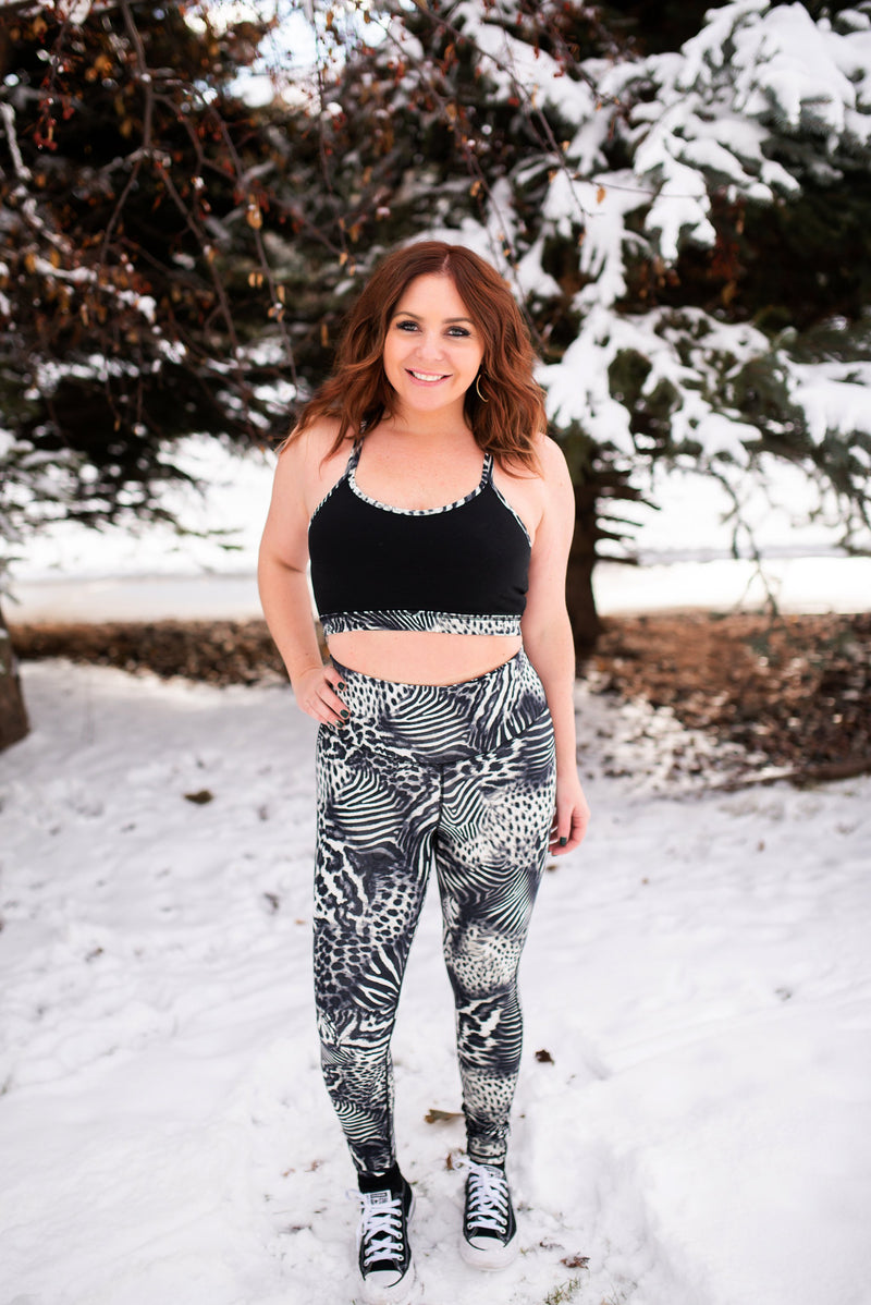 Strong To The Core Safari Athletic Leggings