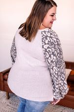 Tie Yourself In Leopard Knots Pullover
