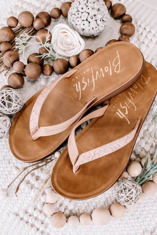 Taupe Mesa Blowfish Flip Flops