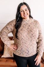 Top Marks Speckled Sweater In Mountain Sunset