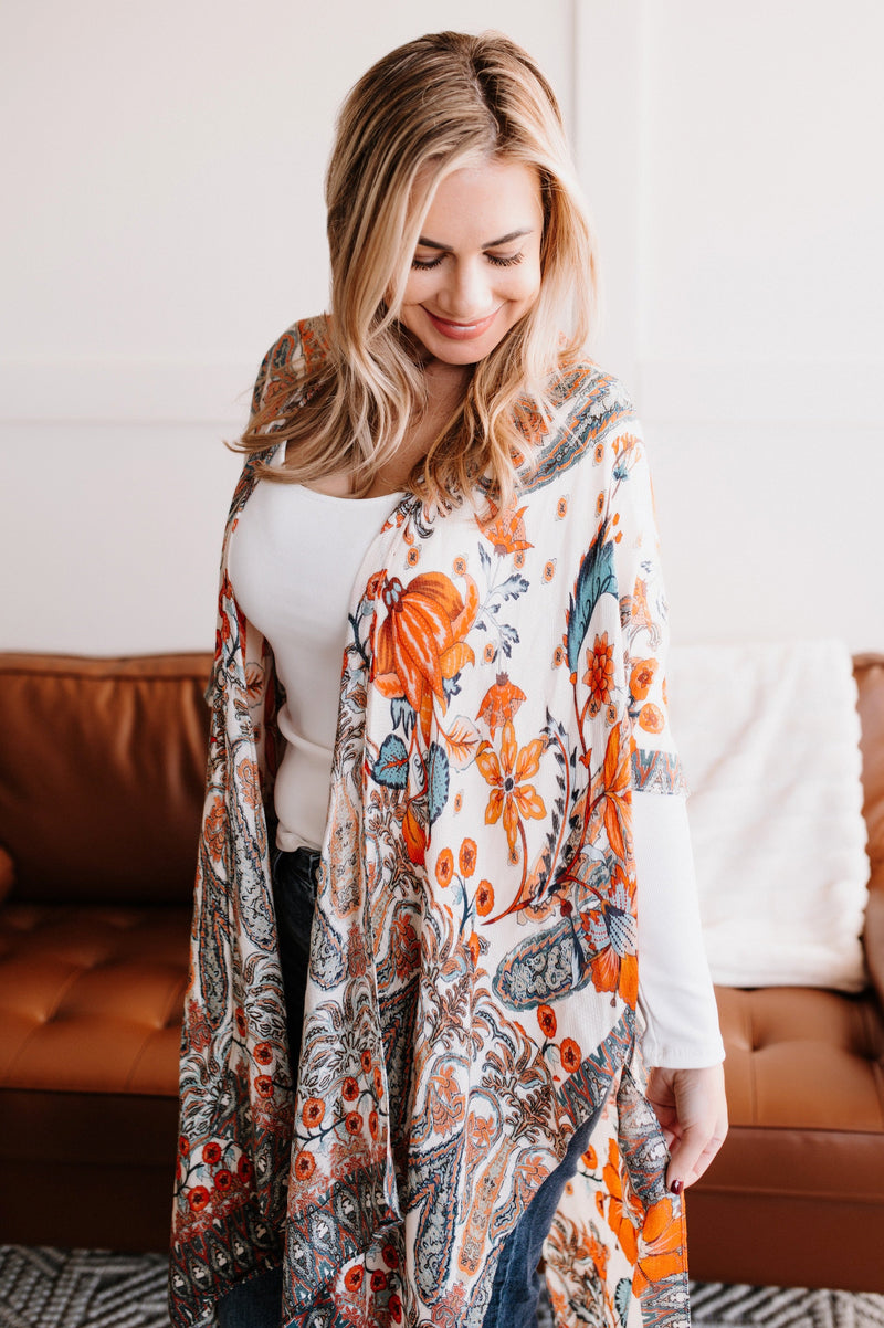 Lost In Emotion Kimono In Bohemian Kaleidoscope