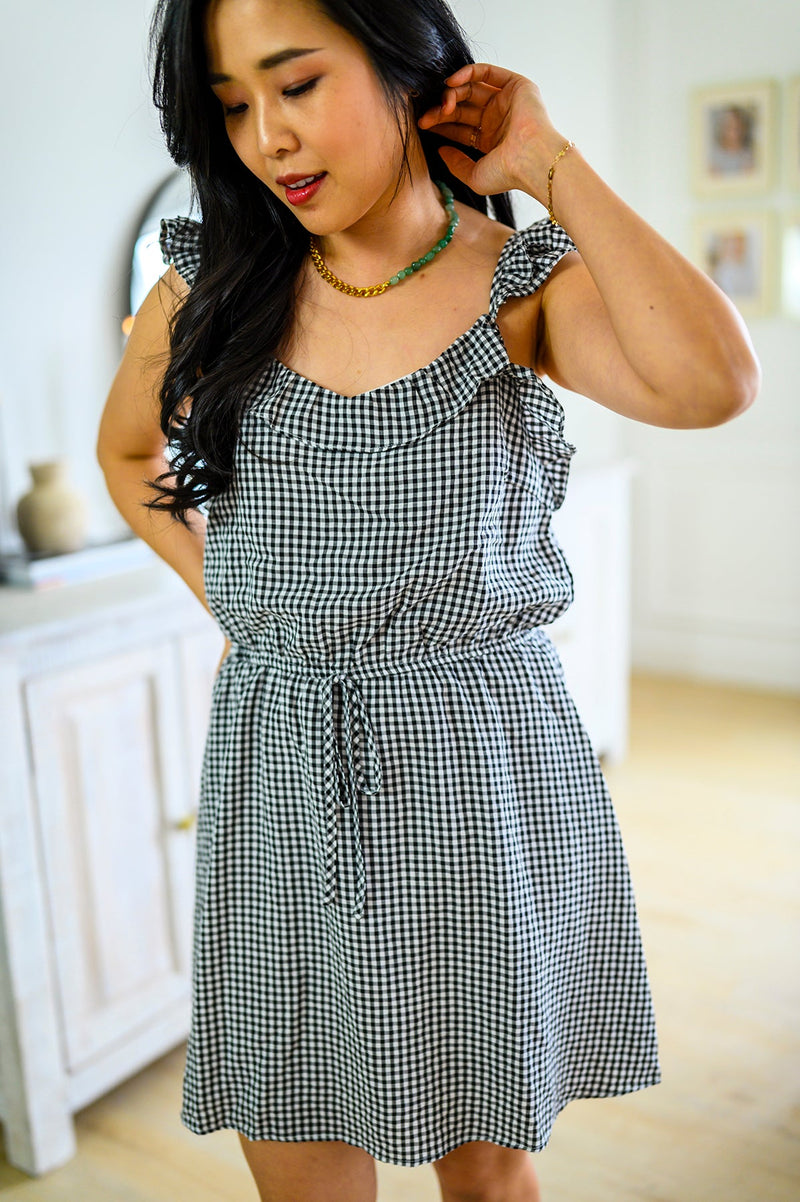 Day Date Gingham Dress LD23