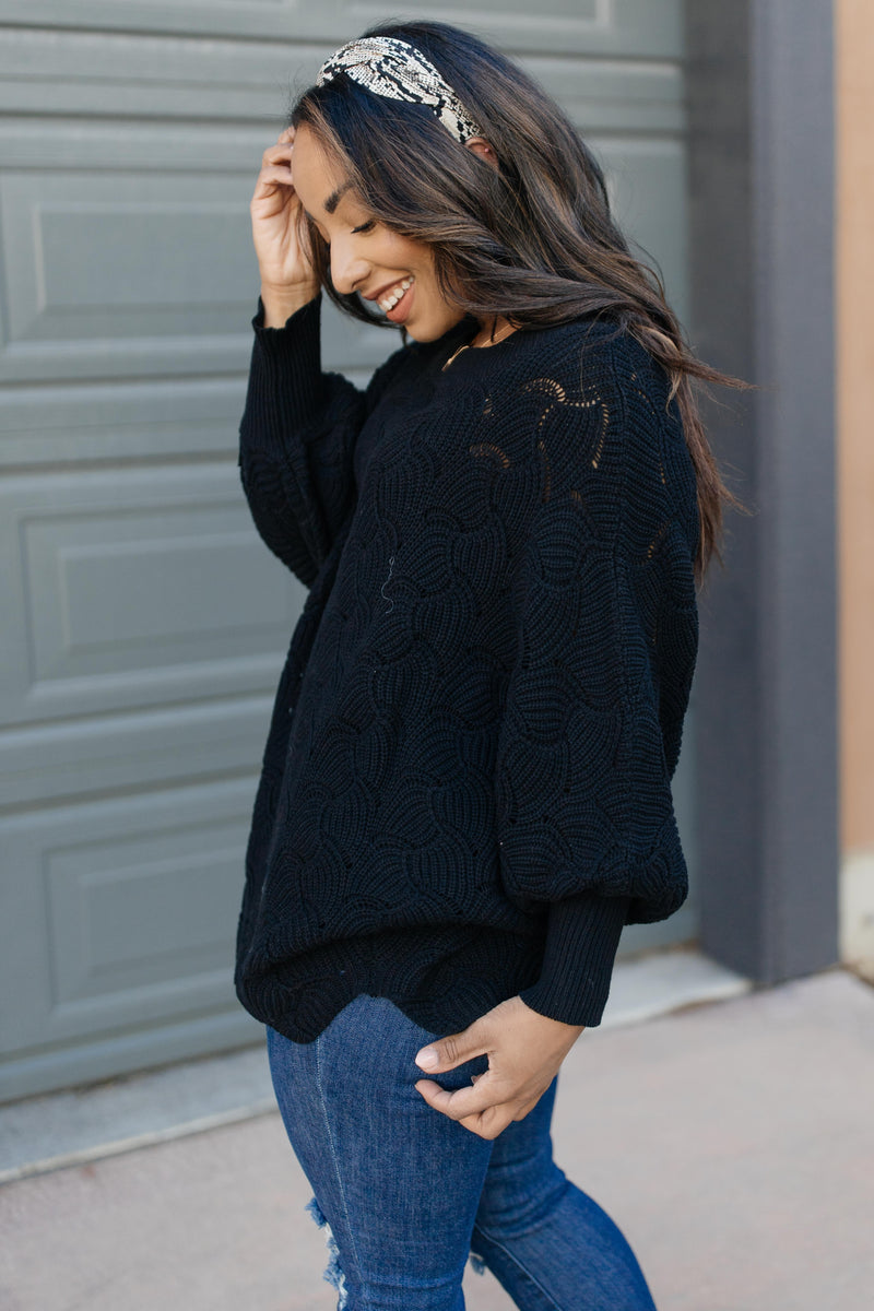 Designed For Details Sweater in Black Winter22