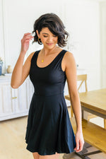 Effortless in Ebony Skort Dress LD23