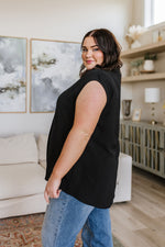 Elevate Everyday Blouse in Black BF35