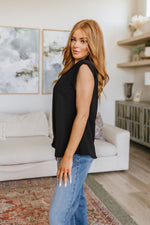 Elevate Everyday Blouse in Black BF35