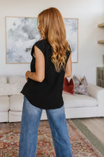 Elevate Everyday Blouse in Black BF35