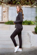 Essential Lounge Joggers In Black Lava Winter22