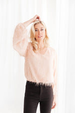 Express Yourself Top in Peach Winter22