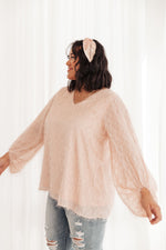 Express Yourself Top in Peach Winter22