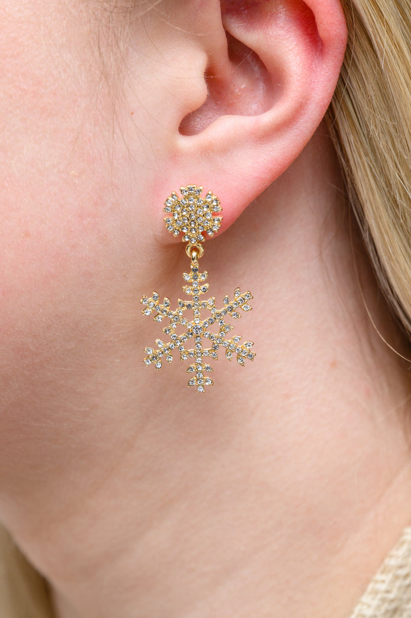 Gold Reindeer & Snowflake Stud Earrings 3-Pack - Lovisa