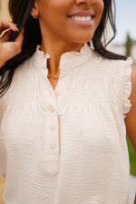 Feeling Fine Ruffle Detail Blouse LD23