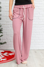 French Terry Lounge Pants In Rose Winter22