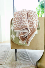 Fuzzy Feeling Blanket In Tan Winter22